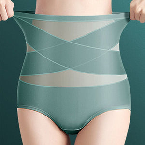 Culotte gainante de taille haute croisé