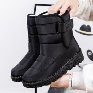 Bottes de neige d'hiver imperméables au-dessus de la cheville
