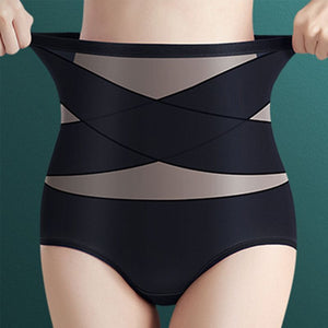 Culotte gainante de taille haute croisé