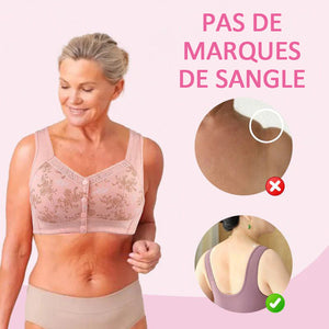 Soutien-gorge en coton à fermeture devant