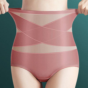 Culotte gainante de taille haute croisé