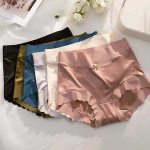 Culotte taille haute en satin de qualité supérieure