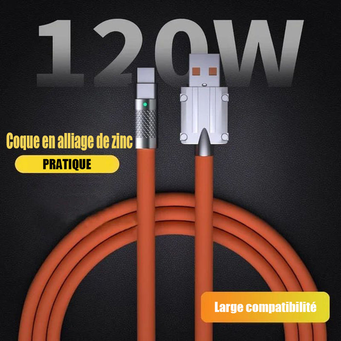 Câbles de données de charge rapide anti-cassure