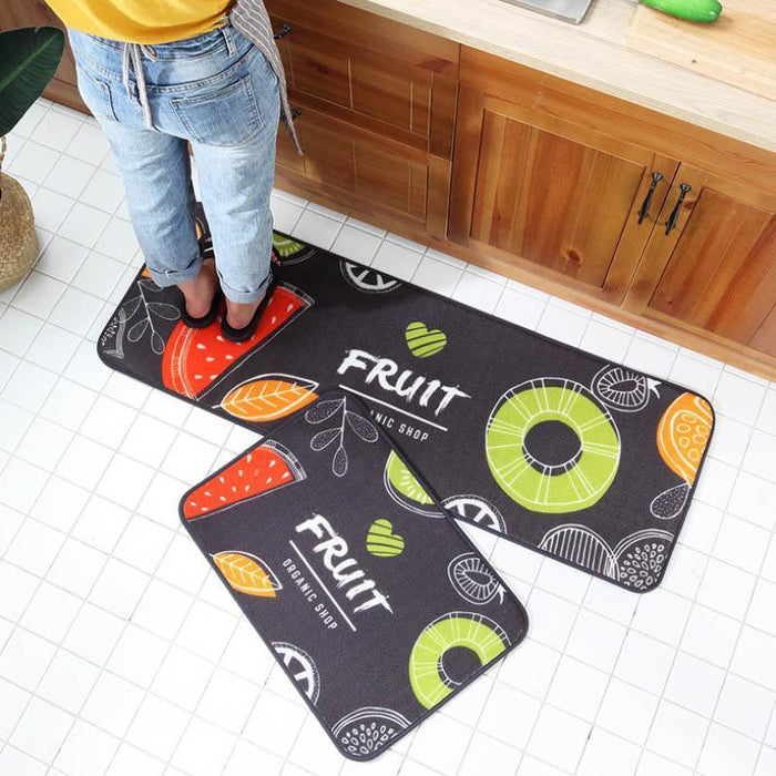 Tapis de cuisine antidérapant avec motif