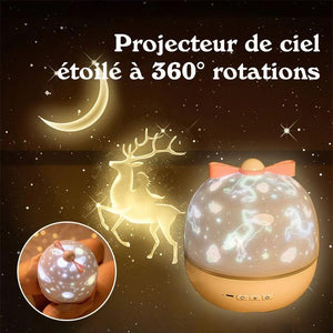 Projecteur de Ciel Étoilé à Rotation 360°