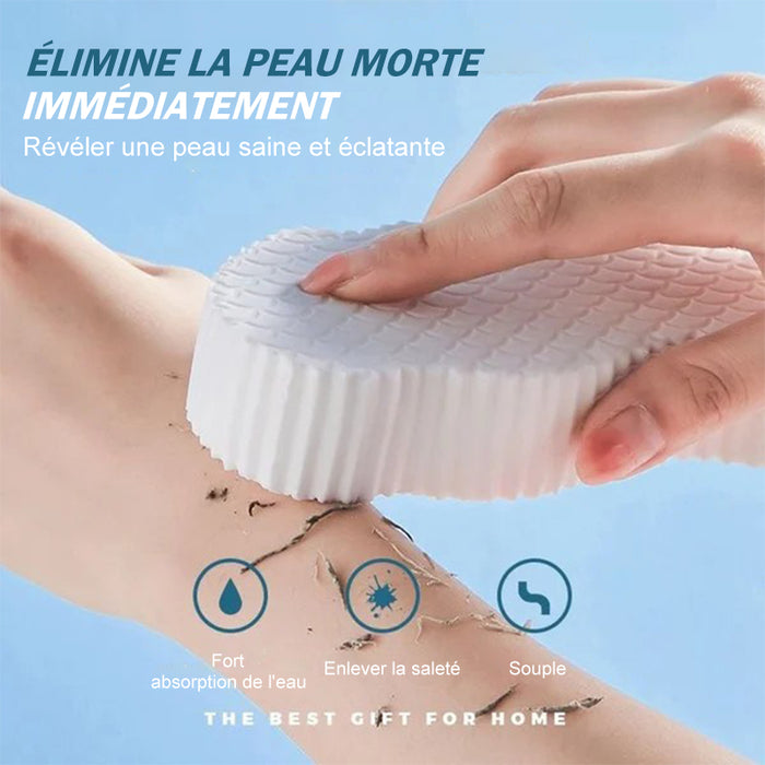 Éponge de bain exfoliante super douce