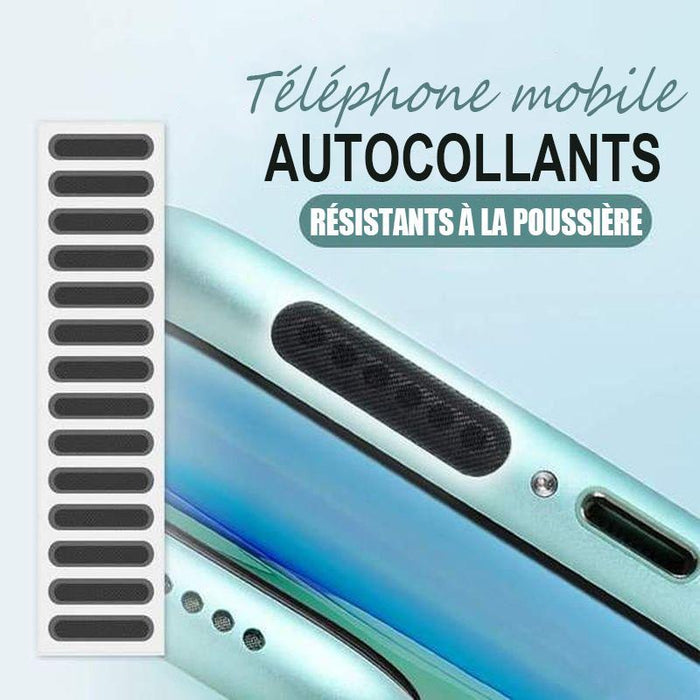 Autocollants nets anti-poussière pour téléphone portable