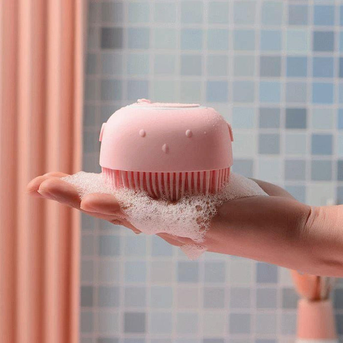 Brosse douce de massage en silicone pour le bain