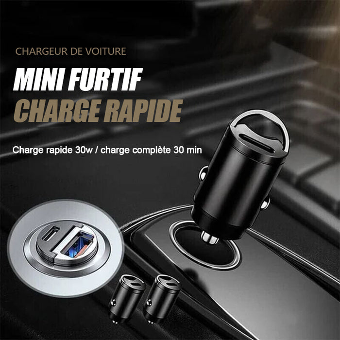 30W Chargeur de voiture rapide