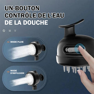 Pommeau de douche avec brosse masseur