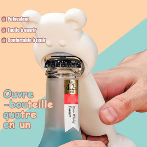 OUVRE-BOUTEILLE QUATRE EN UN
