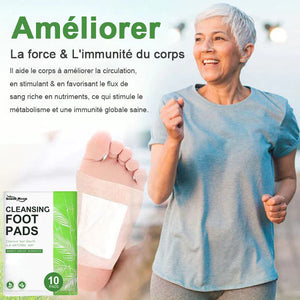 Patchs pour soin des pieds nettoyage en profondeur (10 pièces)