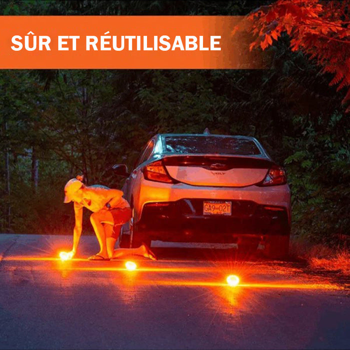 Voyant d'avertissement clignotant LED de la route