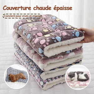 Couverture chaude épaisse pour animaux de compagnie