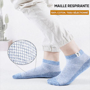 Chaussettes déodorantes respirantes pour hommes