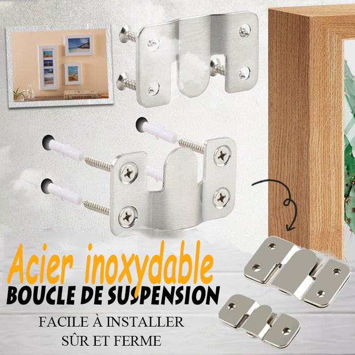 Cadenas boucle à verrouillage en acier inoxydable