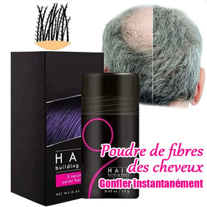 Poudre de fibres complément de cheveux efficace