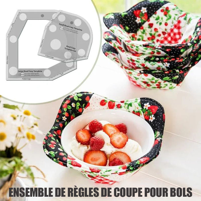 Règle de coupe pour bols