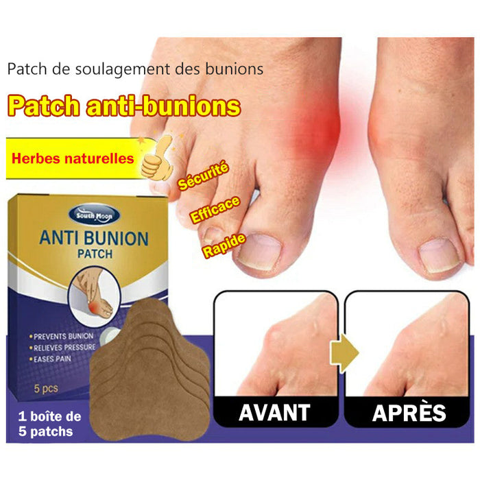 Patch de soulagement des bunions aux herbes naturelles