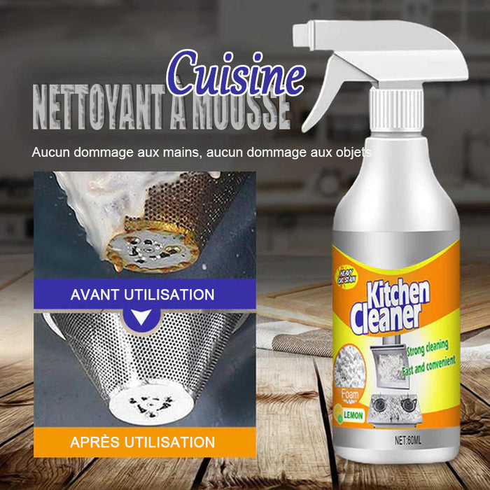 Nettoyant à mousse polyvalent pour la cuisine