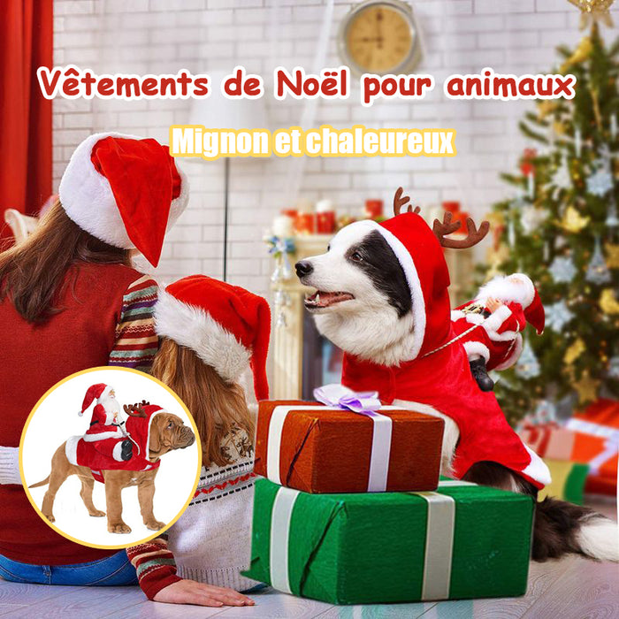 Costume de chien Vêtements de Noël pour animaux