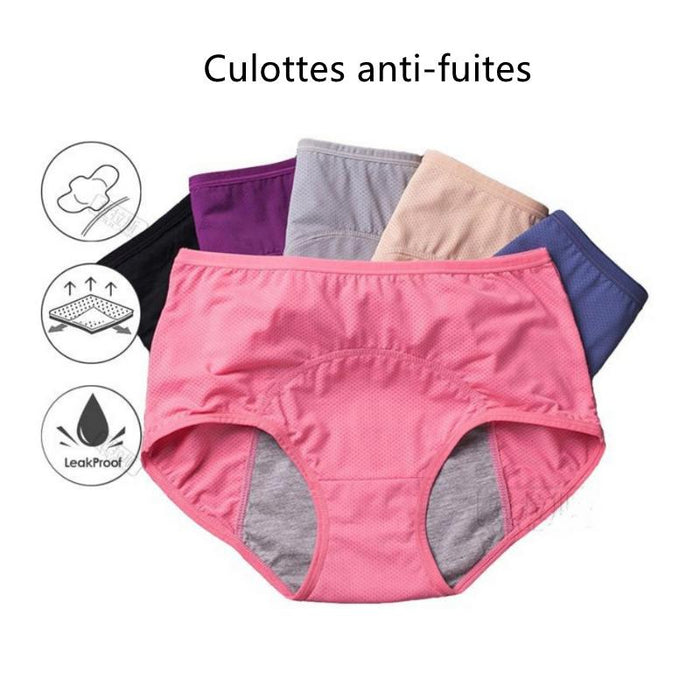 Culottes anti-fuites pour femme