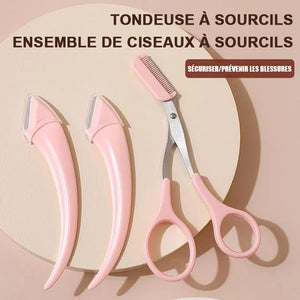 Jeu des ciseaux tondeuse à sourcils