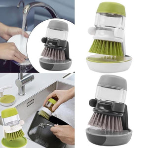 Brosse à laver avec distributeur de détergent intégré