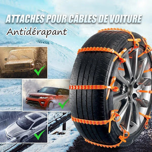 Chaînes anti-dérapantes pour pneus neige