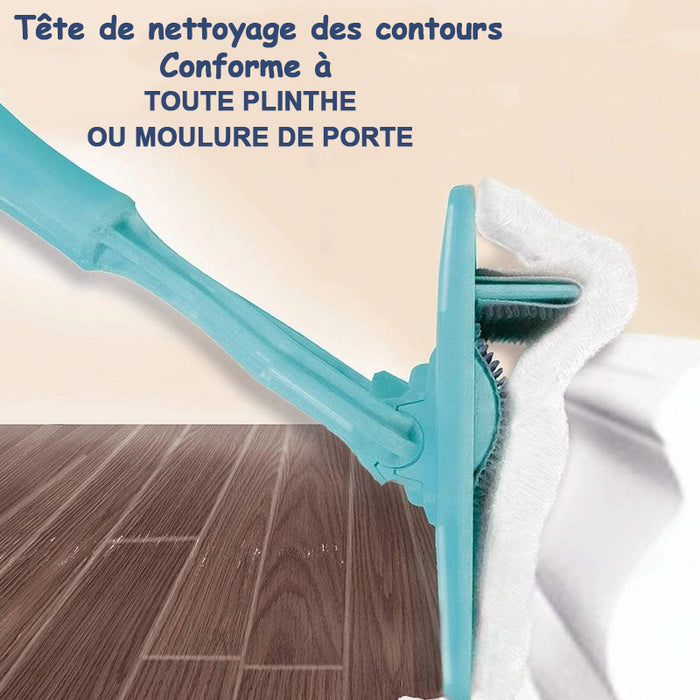 Outil pour le nettoyage de plinthes