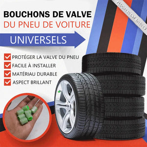 Bouchons de valve du pneu fluorescente universelles pour voiture