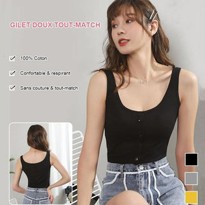 Gilet avec coussin tout match Respirant