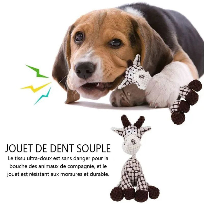 Jouet sonore en peluche