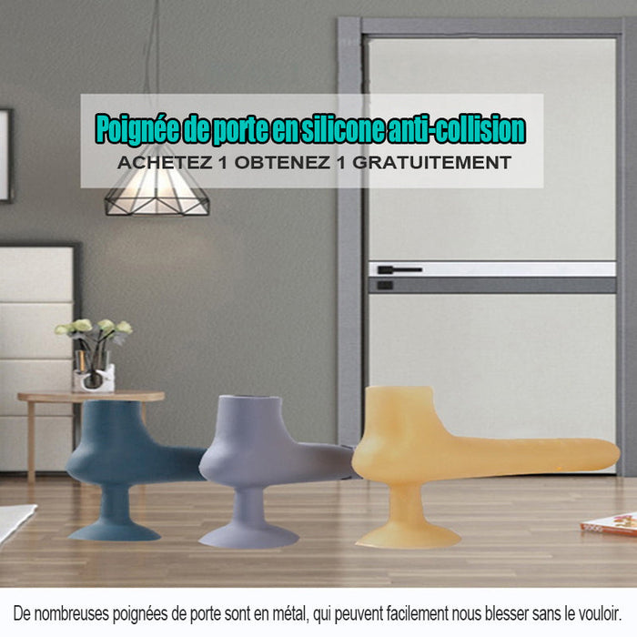 Housse de protection de poignée de porte en silicone anti-collision (Achetez 1 obtenez 1 gratuitement)