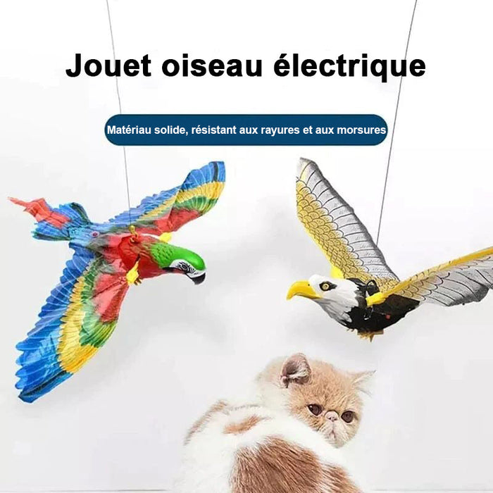 Oiseau de simulation suspendu jouet pour animaux