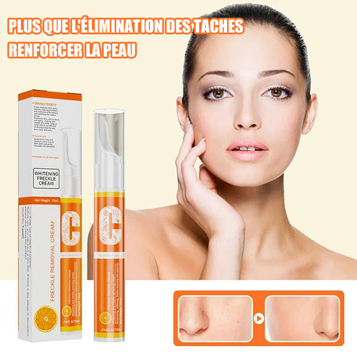 Crème anti-taches de rousseur à la vitamine C