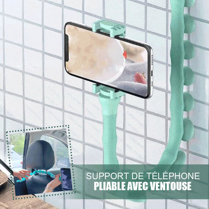 Support de téléphone pliable avec ventouses