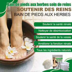 Bain de pieds aux herbes soin de reins