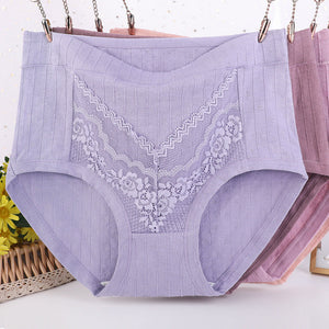 Culotte confortable en coton avec dentelle