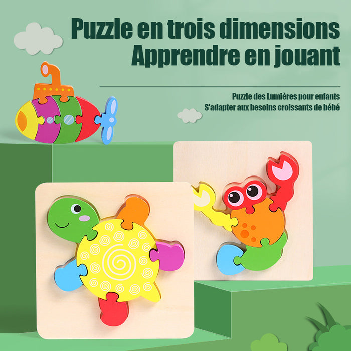 Jouet Puzzle en Bois pour Enfants