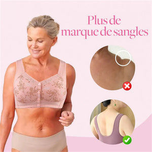 Soutien-gorge à bouton avant confortable et pratique