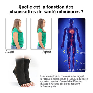 Acupressure antalgique Chaussettes moulées auto-chauffantes