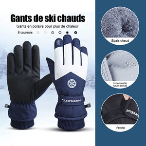 Gants de ski chauds