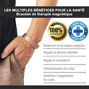 Bracelet de thérapie magnétique à la mode