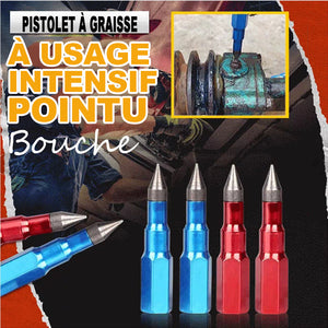 Bouche pointue de pistolet à graisse robuste