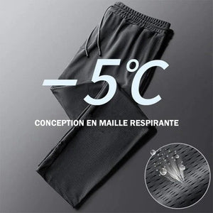 Pantalon en soie de glace pour hommes