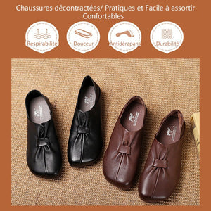 Chaussures souples avec nœud papillon