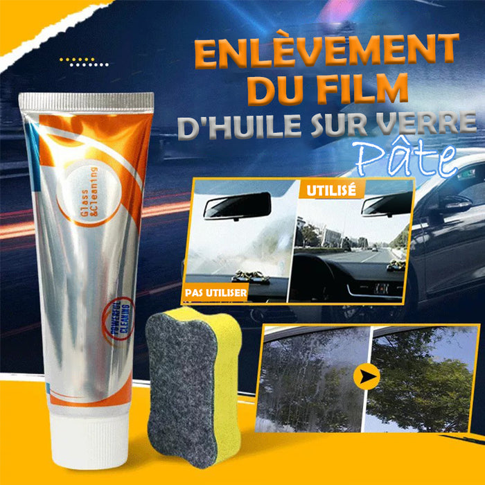 Nettoyant pour retirer film d'huile de verre