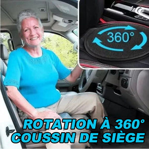 Coussin de siège rotatif à 360°