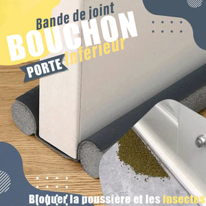 Bande de joint bas de porte étanche anti-bruit anti-insectes